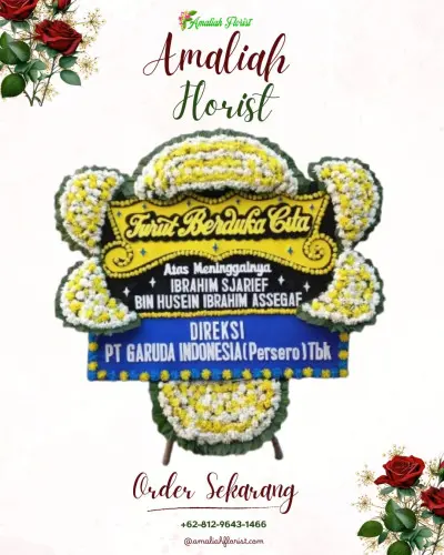 Papan Bunga Duka di Cangko